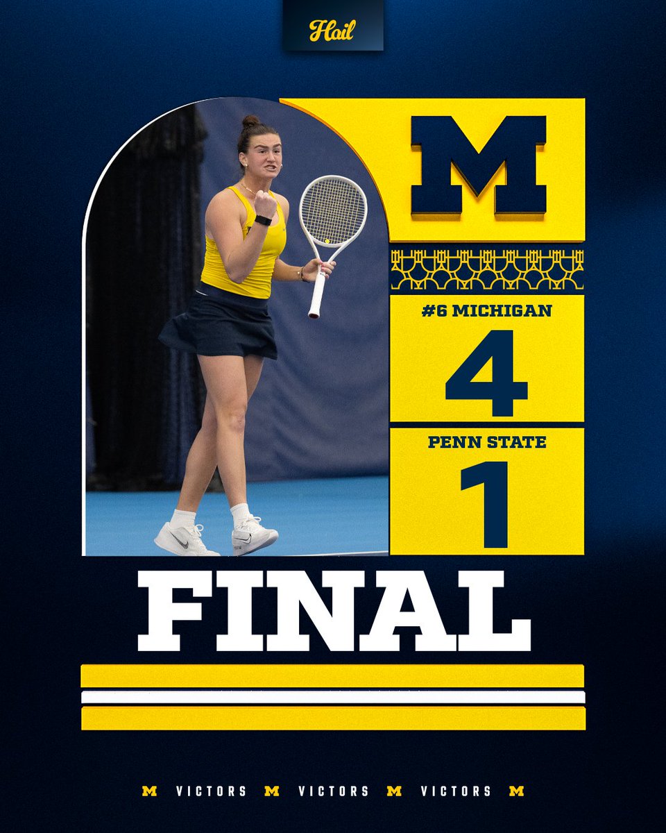 That's a 2-0 weekend for the Maize and Blue

#GoBlue
