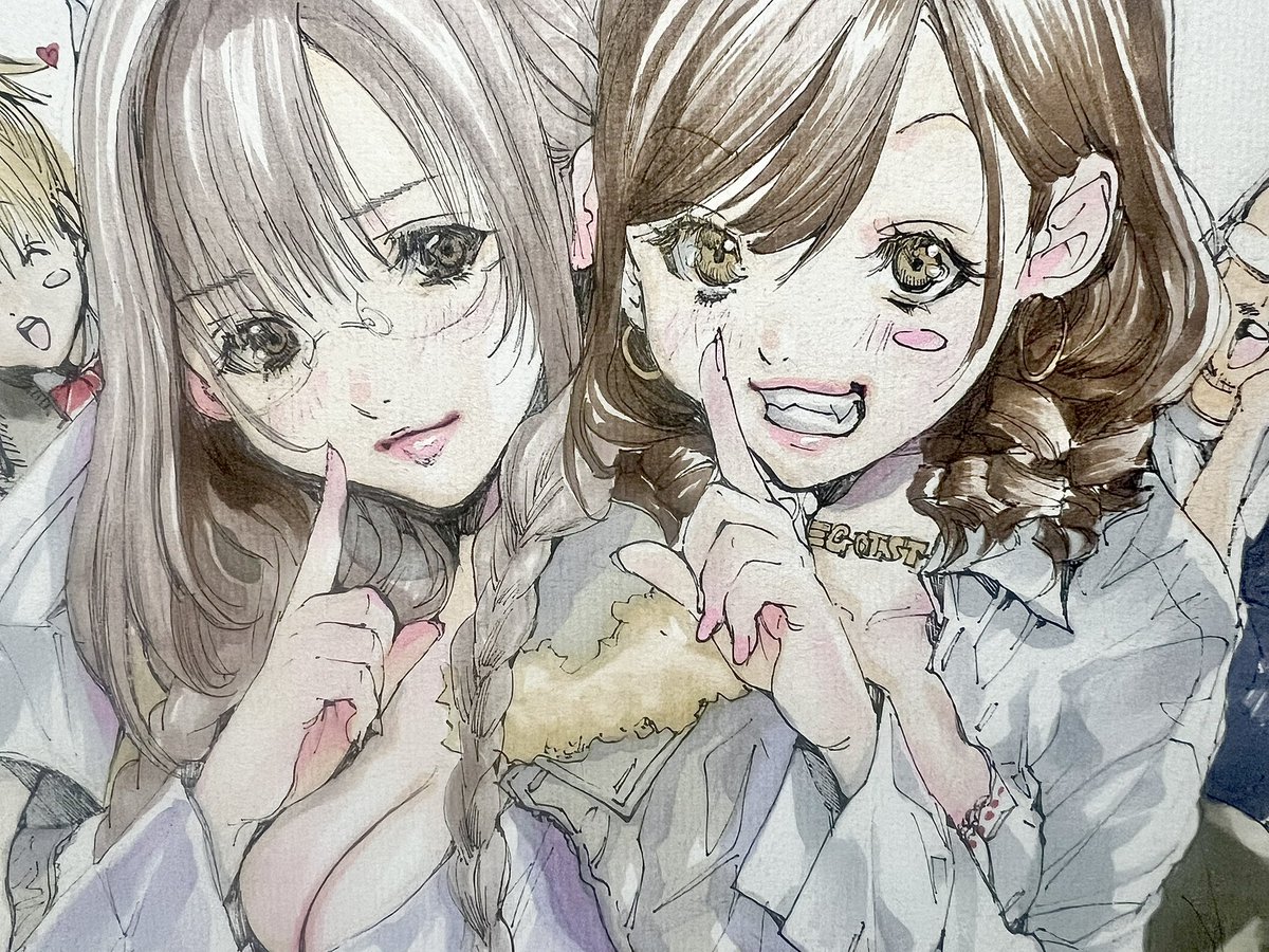 アップ！目と唇ホワイトいれました