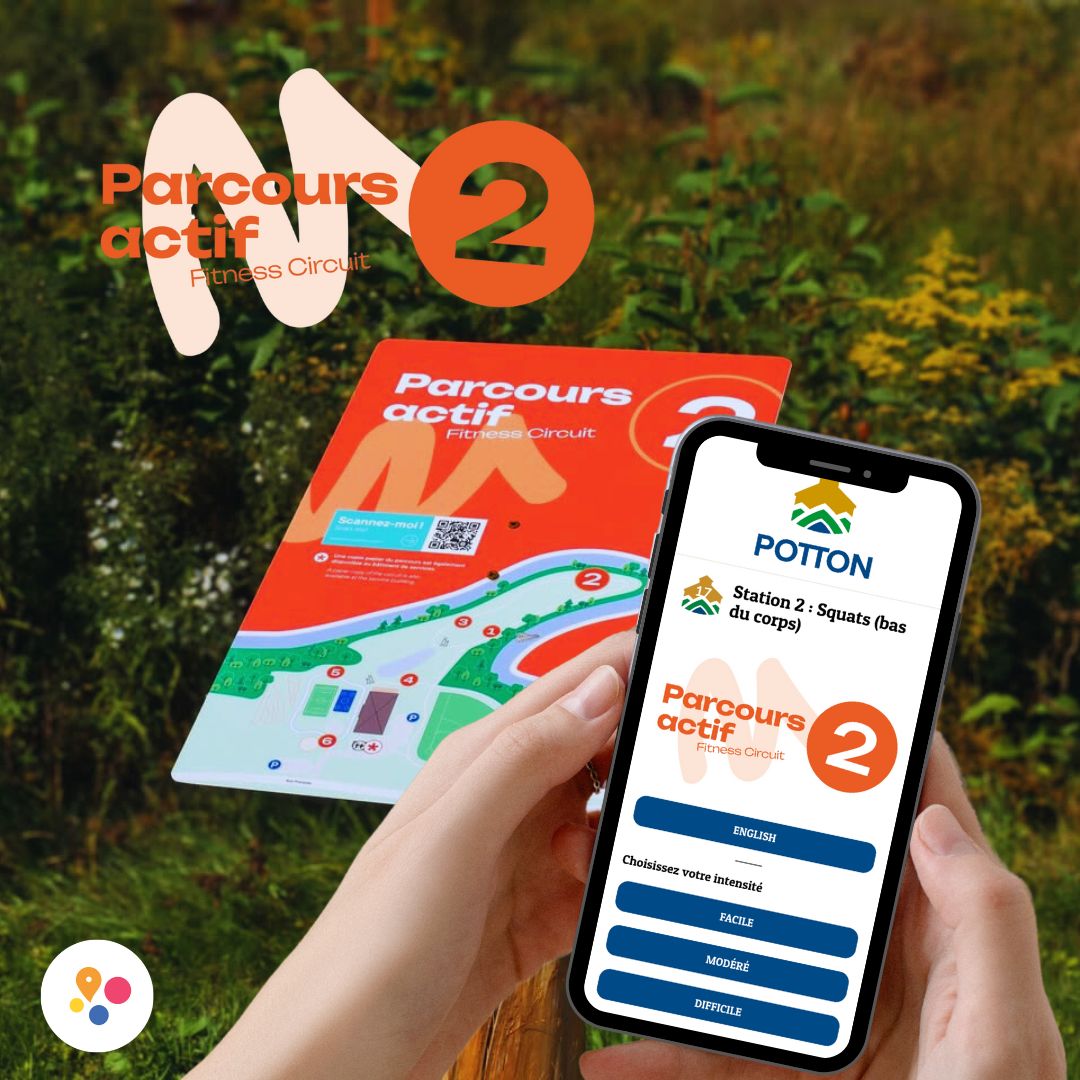 Envie de commencer la semaine du bon pied ? Découvrez le parcours actif interactif de la Municipalité du Canton de Potton ! 🌿

🔥 6 stations : Pas besoin d’équipement, juste votre énergie et votre téléphone. Scannez les codes QR pour accéder aux instructions d’exercices!