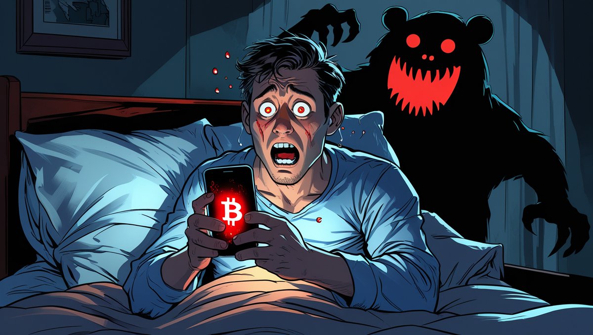 idpaytech's tweet photo. "Crypto traders don’t need horror movies. We just check the charts before bed! 📉😱"
#CryptoFear #ChartNightmares #BTC https://t.co/1iKkOCEbyU