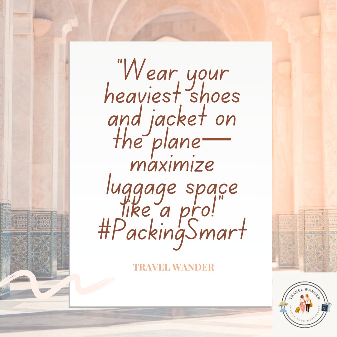 TravelWander5's tweet image. #PackingSmart