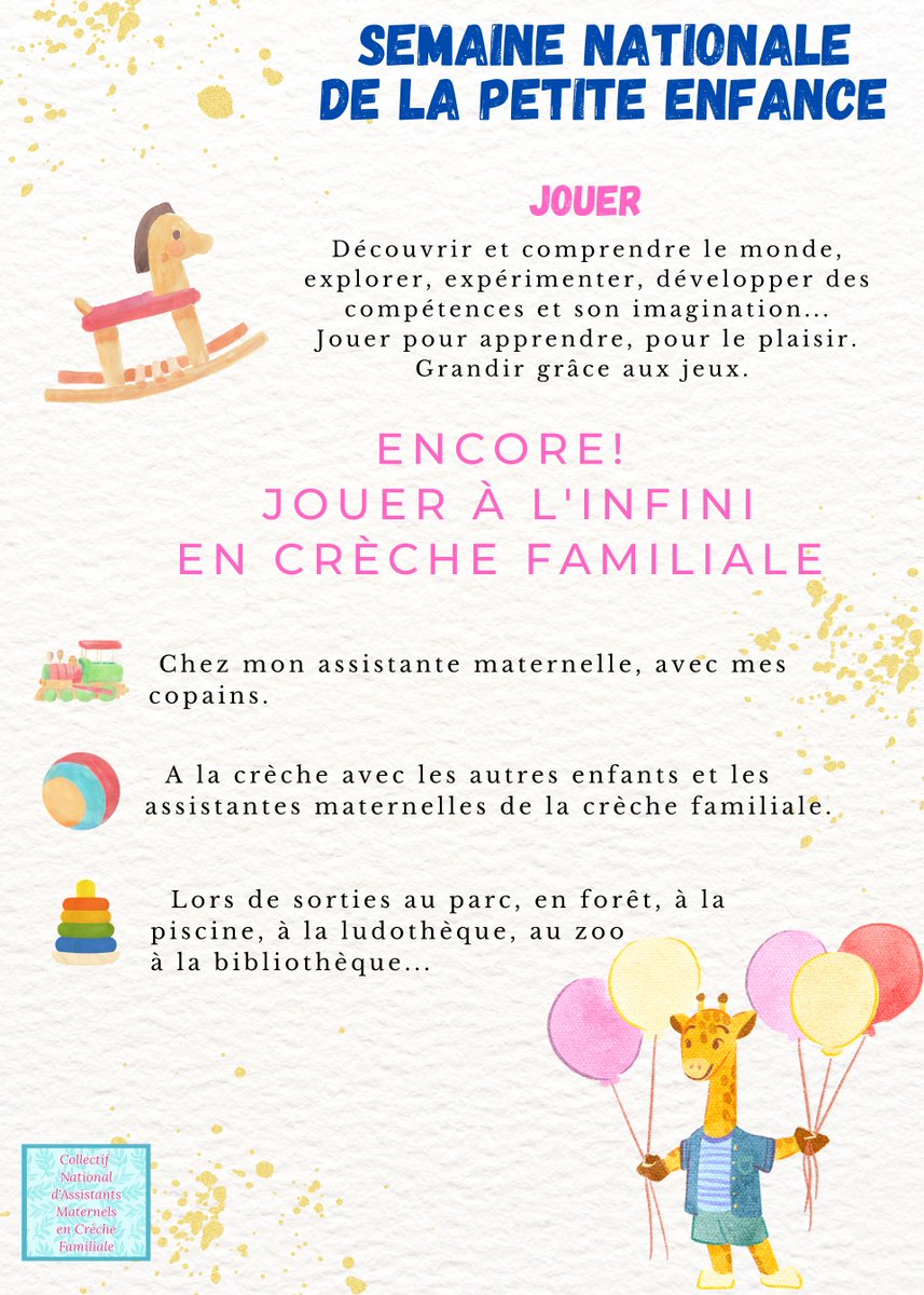 CNAMCF (@cnamcf) on Twitter photo C'est la Semaine Nationale de la #Petiteenfance ! <a href="/SNPEofficielle/">Semaine Nationale de la Petite Enfance</a>
#crèchefamiliale #assmatcrèchefa #assmat #sppe #eaje #crèche #enfance C'est la Semaine Nationale de la #Petiteenfance ! <a href="/SNPEofficielle/">Semaine Nationale de la Petite Enfance</a>
#crèchefamiliale #assmatcrèchefa #assmat #sppe #eaje #crèche #enfance
