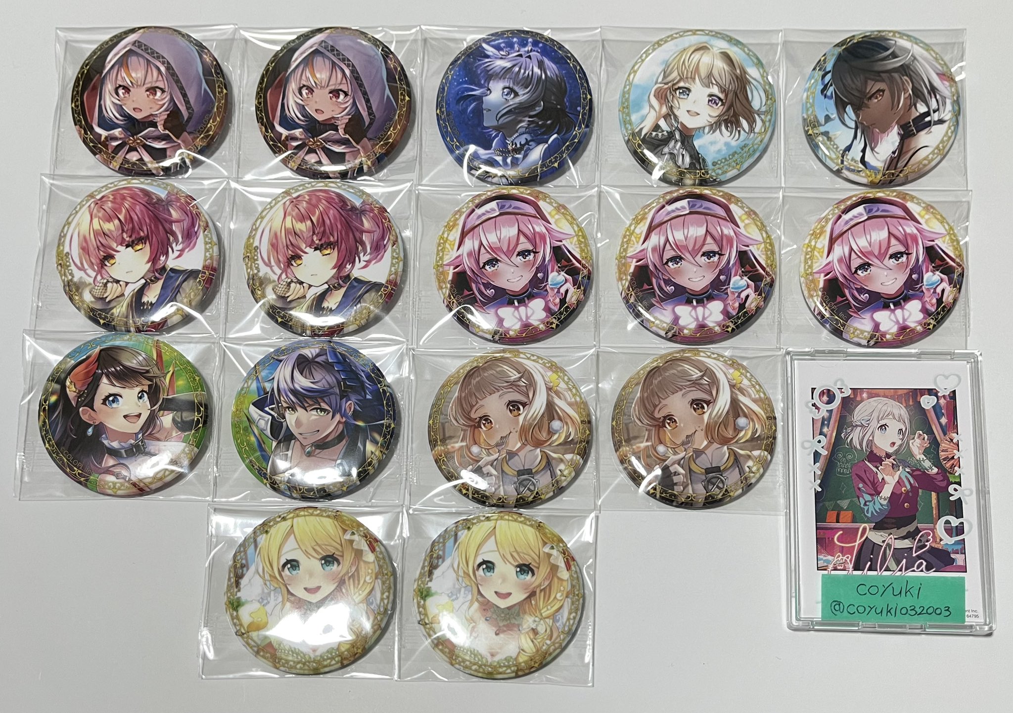 白猫プロジェクト アイシャ コースター ブロマイド 色紙 缶バッジ セット 白猫 白猫プロジェクト アイシャ コースター ブロマイド 色紙 缶バッジ