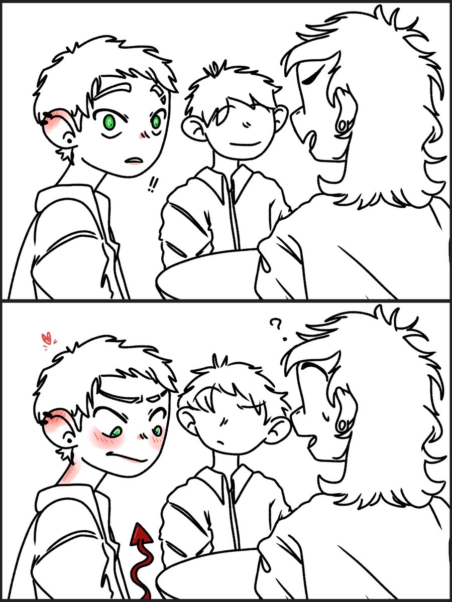 Kinniikit's tweet photo. Sheesh 😳🫰

#Raph #Leo #Donnie #Mikey #TMNT #Humanization #LeoRaph #NSFW https://t.co/4gxmvziSM4