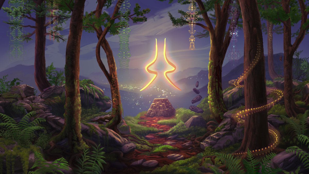 Day and Night🌄🎑
work in progress:🖌️ "Plott Balsam's Secret Skyicon"
Inspired by a very real place high in the Blue Ridge Mountains, if one follows an ambiguous trail along a thick and steep ridgeline, they will arrive at an astounding glowing monument dedicated to spirit.