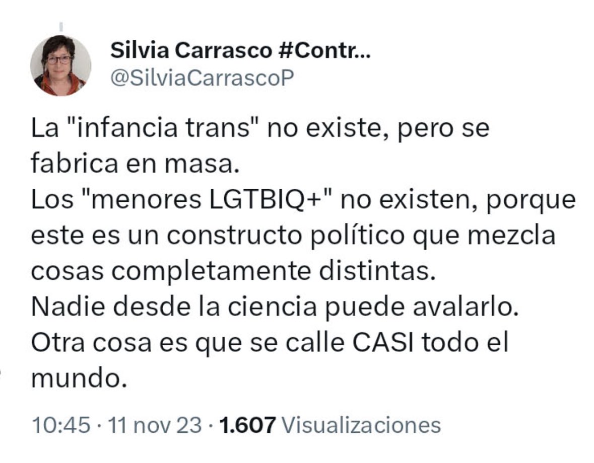 L' <a href="/ajuntamentvng/">Vilanova i la Geltrú</a> del PSC organitza una xerrada de contingut obertament trànsfob en un Institut públic de la ciutat. Aquests posicionaments van directament en contra del curriculum d'educació i posen en risc la llibertat i integritat de menors. Hi fareu alguna cosa <a href="/educaciocat/">Educació</a> ?