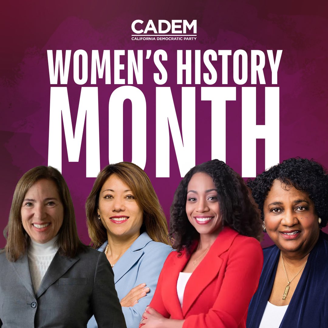 This #WomensHistoryMonth, we celebrate the women who represent us on the statewide level: <a href="/CALtGovernor/">CA Lieutenant Governor</a> Eleni Koinalakis, Treasurer <a href="/fionama/">Fiona Ma, CPA</a> , Controller <a href="/MaliaCohen/">Malia Cohen 郭嫻</a> , and Secretary of State <a href="/DrShirleyWeber/">Shirley Weber</a> .

They’re working every day to fight for economic justice, protect our