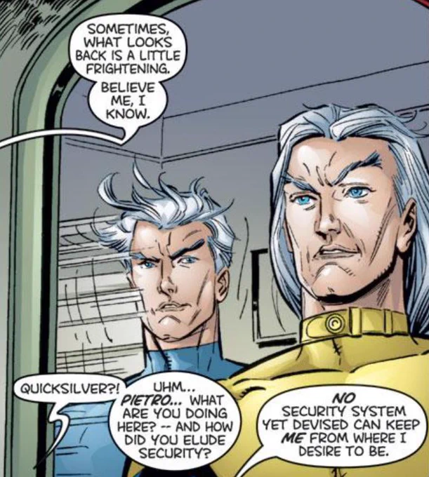 How did the whole Wanda and Pietro retcon deal with the fact that Quicksilver looks like a spitting romani version of his dad, or did they just stop drawing him like him all together 