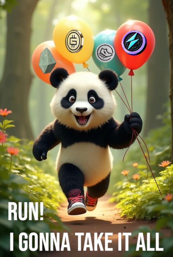 Sofnasci87's tweet image. RUN!!!
I want it all, I don&apos;t wanna choose... 
🥰🥰🥰

Here is my participation for @Stepnofficial discord Panda Meme 🤭

#panda #stepn #pandaday