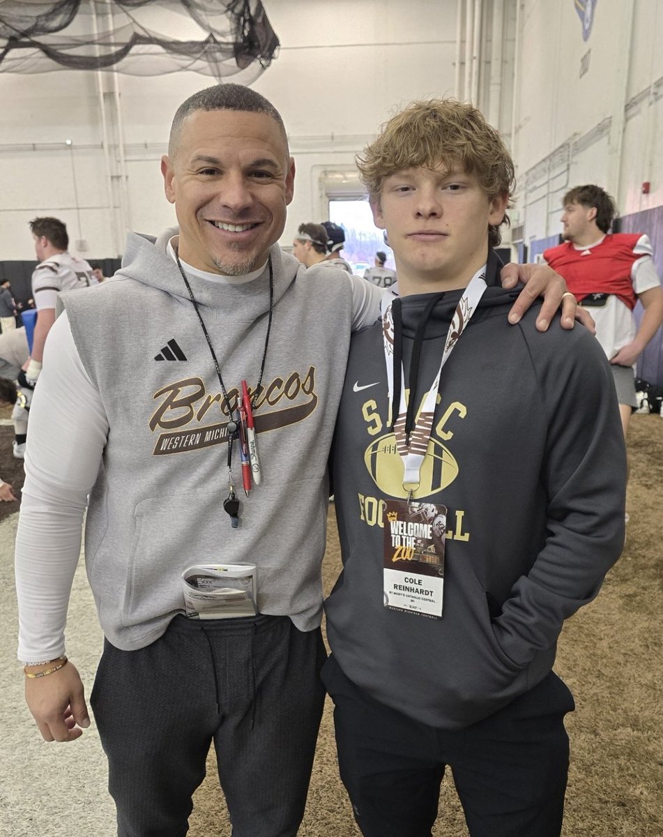 Thank you <a href="/WMU_Football/">Western Michigan Football</a> , <a href="/CoachLT39/">Lance Taylor</a> and <a href="/_peytonross/">Peyton Ross</a> for the invite and hosting me today!  I am looking forward to future visits. <a href="/GreerMartini48/">Greer Martini</a> <a href="/RBCoachPaige/">Coach Darren Paige</a>
<a href="/PrepRedzoneMI/">Prep Redzone Michigan</a> <a href="/TheD_Zone/">The D Zone</a> <a href="/MIexposure/">Michigan exposure</a> <a href="/detroitnews/">The Detroit News</a> <a href="/alex_pallone/">Alex Pallone</a> <a href="/AllenTrieu/">Allen Trieu</a>
