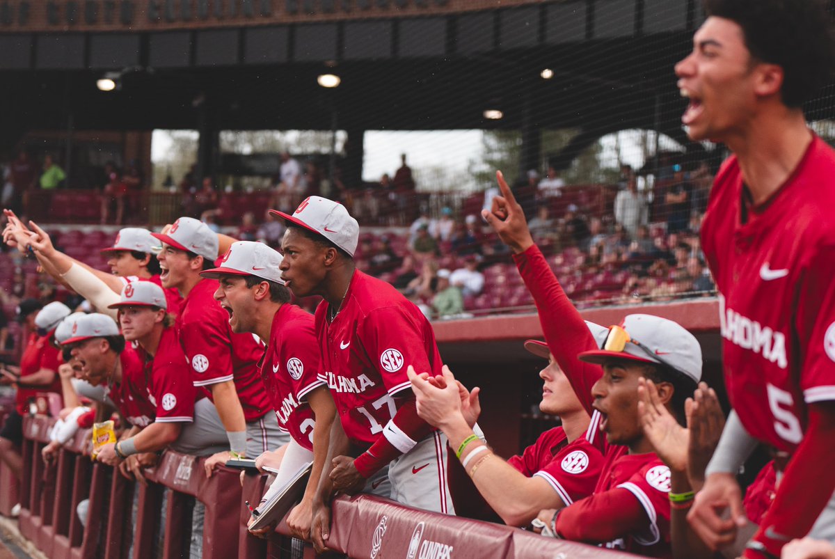Oklahoma Baseball (@ou_baseball) on Twitter photo that’s one way to take your first <a href="/SEC/">Southeastern Conference</a> series ☑️
» ouath.at/4hejdsq that’s one way to take your first <a href="/SEC/">Southeastern Conference</a> series ☑️
» ouath.at/4hejdsq