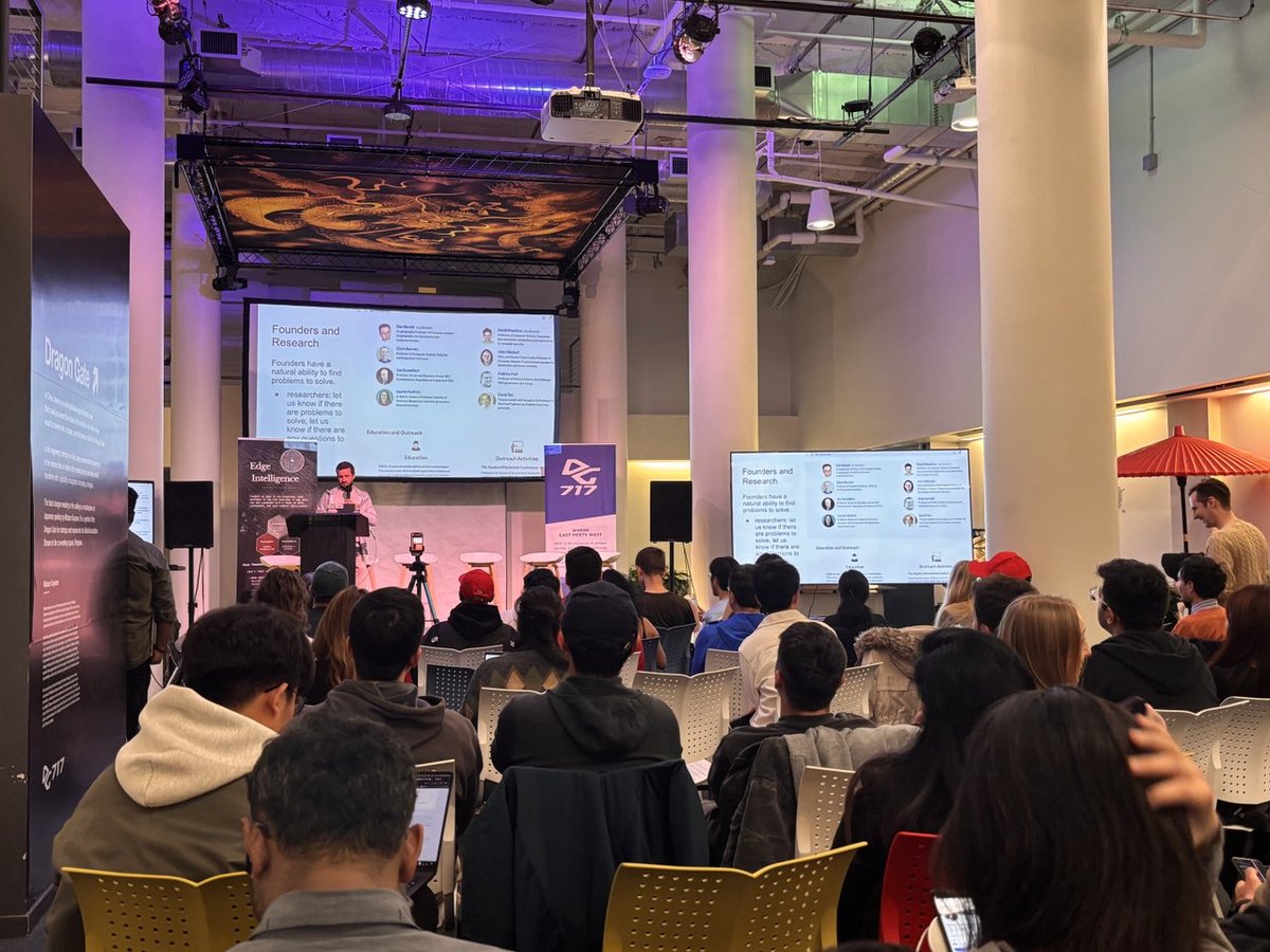 Live with the @EthereumSF closing ceremony 🚄💨

Pitches from the hackathon finalists and fireside chats with pros in the space to conclude an insane week!

Cheers to everyone who's been heads down building at ETHSF. (Winners coming in soon!) 🥂