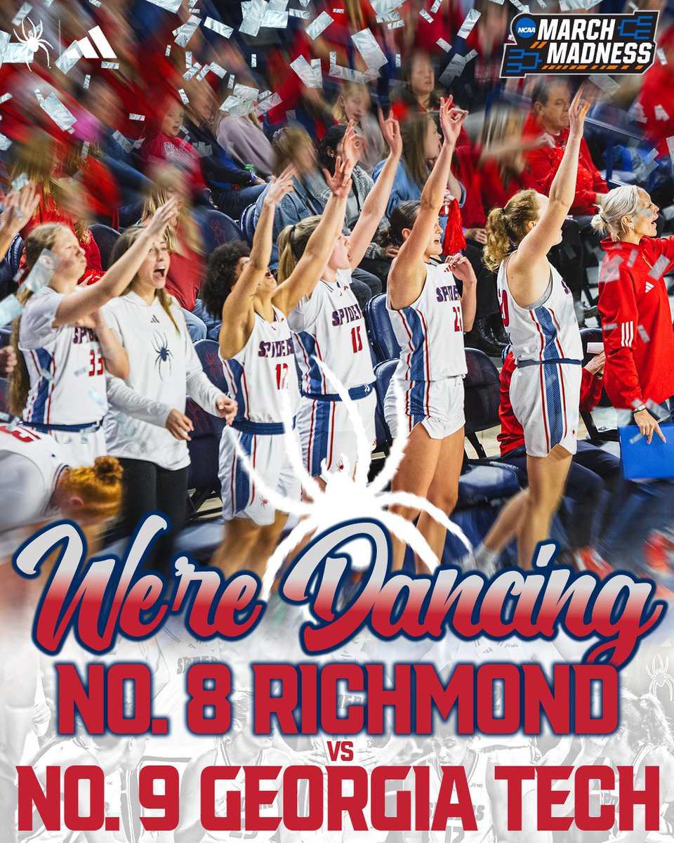 Richmond Womenβs Basketball (@spiderwbball) on Twitter photo πππ π'πππ ππ ππ. π·οΈππ
<a href="/SpiderAthletics/">Richmond Athletics</a> // #OneRichmond
Spiders notch the No. 8 seed in the NCAA Tournament! π«° πππ π'πππ ππ ππ. π·οΈππ
<a href="/SpiderAthletics/">Richmond Athletics</a> // #OneRichmond
Spiders notch the No. 8 seed in the NCAA Tournament! π«°