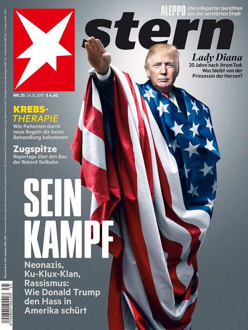 <a href="/Micaiah011423/">Ken Hall</a> <a href="/elonmusk/">Elon Musk</a> Real German magazine cover from 2017. They recognized him right away. Two fascists wrapped in a flag.