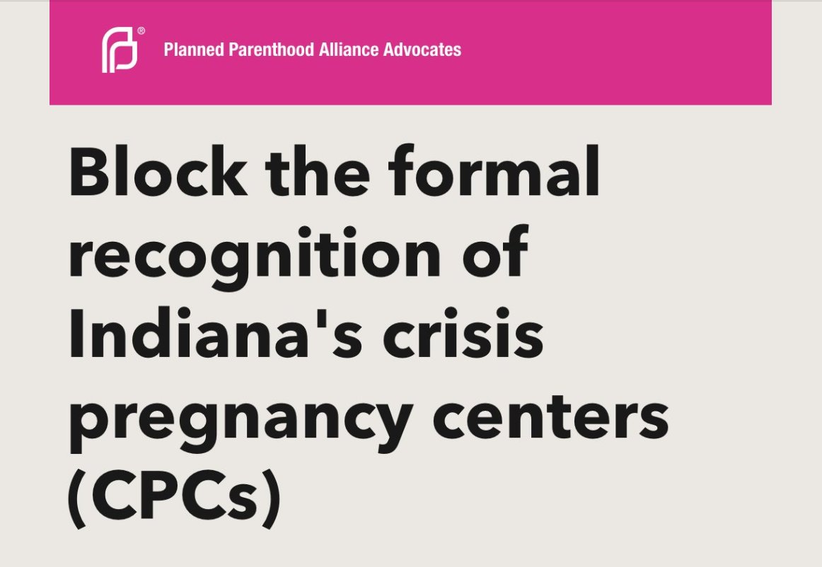 OurChoicePAC's tweet photo. In a state with one of the highest maternal mortality rates in the country, instead of investing in CPCs and misinformation, lawmakers should be pursuing solutions to improve pregnant Hoosiers' health and well-being.

https://t.co/UusiNA4mBh https://t.co/22aL924CjY