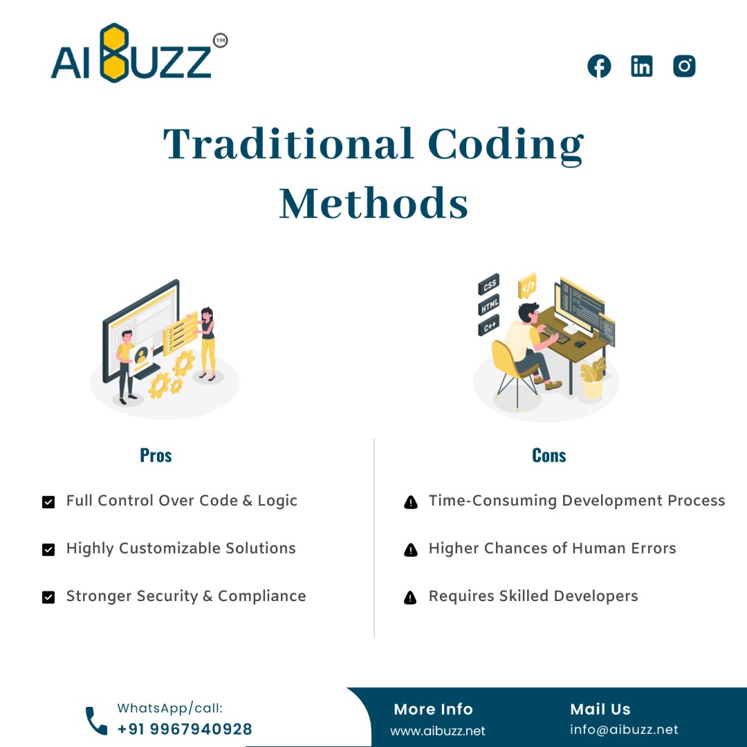 aibuzz_tech's tweet image. AI vs. Traditional Programming: The battle of innovation! ⚔️ Will AI-generated code redefine software development, or does classic coding still reign supreme?
Contact:- 919967940928
Visit:- aibuzz.net
Mail us:- info@aibuzz.net
#AIvsCoding #TechRevolution