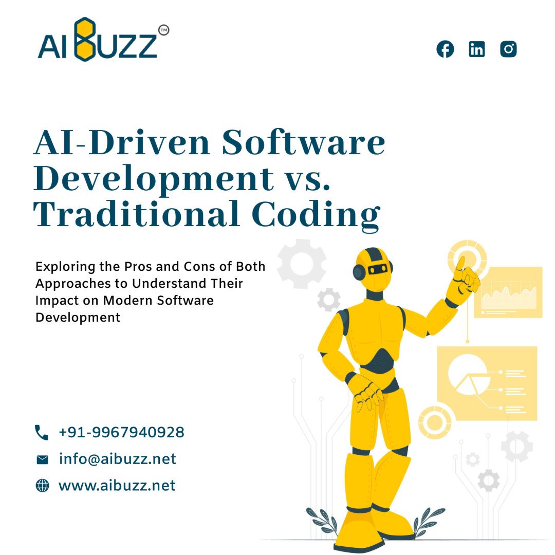 aibuzz_tech's tweet image. AI vs. Traditional Programming: The battle of innovation! ⚔️ Will AI-generated code redefine software development, or does classic coding still reign supreme?
Contact:- 919967940928
Visit:- aibuzz.net
Mail us:- info@aibuzz.net
#AIvsCoding #TechRevolution
