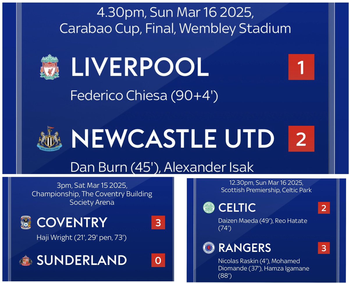 IRVCHESTER's tweet photo. If #calsberg made weekends #Rangers #NUFC #SMB #CarabaCupFinal https://t.co/GVTP38YzNp