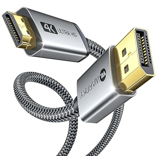 I just received 4K DisplayPort to HDMI Cable WARRKY 6FT (2K 60Hz, 1080P 120Hz), Only Transfer Video from Display Port (DP) Computer to HDMI Display, Braided Cord Compatible with Nvidia, AMD,  from Anonymous via Throne. Thank you! throne.com/manunoke #Wishlist #Throne