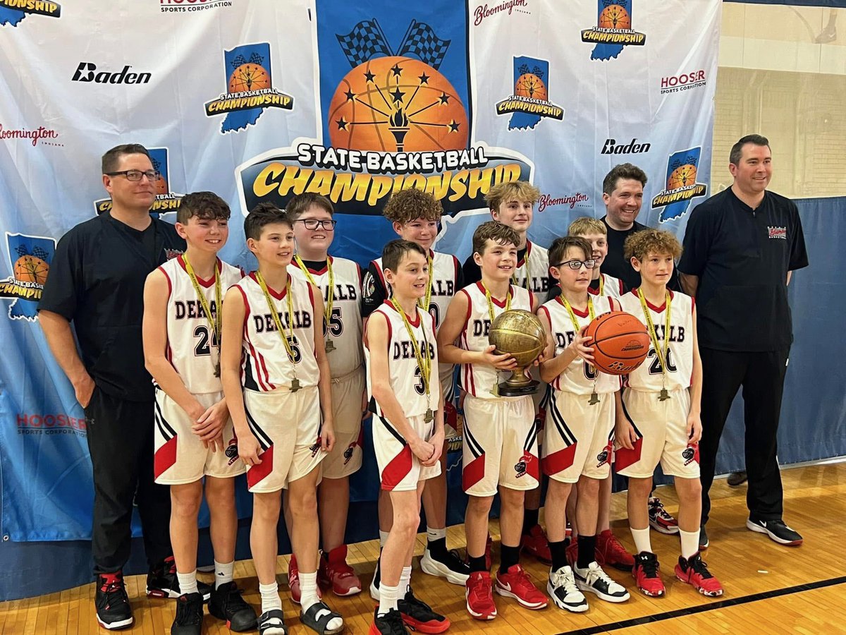 Congratulations to our 6th grade team on winning the 6th grade state championship in Bloomington this weekend.