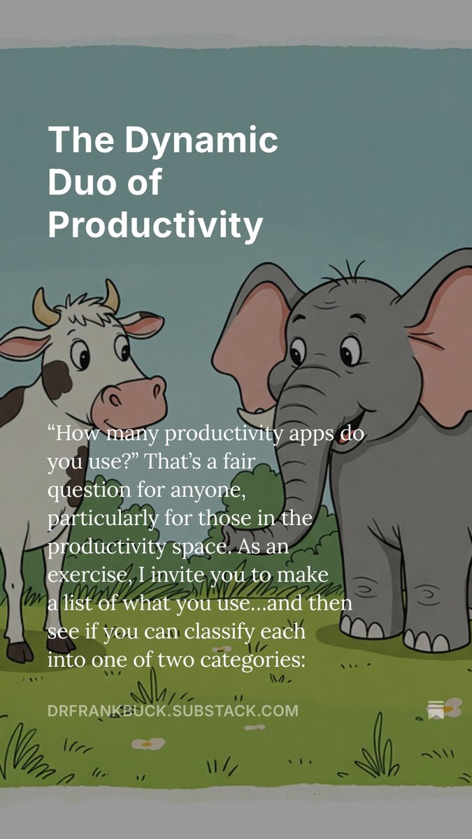 DrFrankBuck's tweet photo. If you're already familiar with Substack, you know the value that community can bring. I've just added a Subtack to my current platforms. Come over and enjoy. https://t.co/v6wm1FkawH #productivitytech https://t.co/rniKPfaxzo