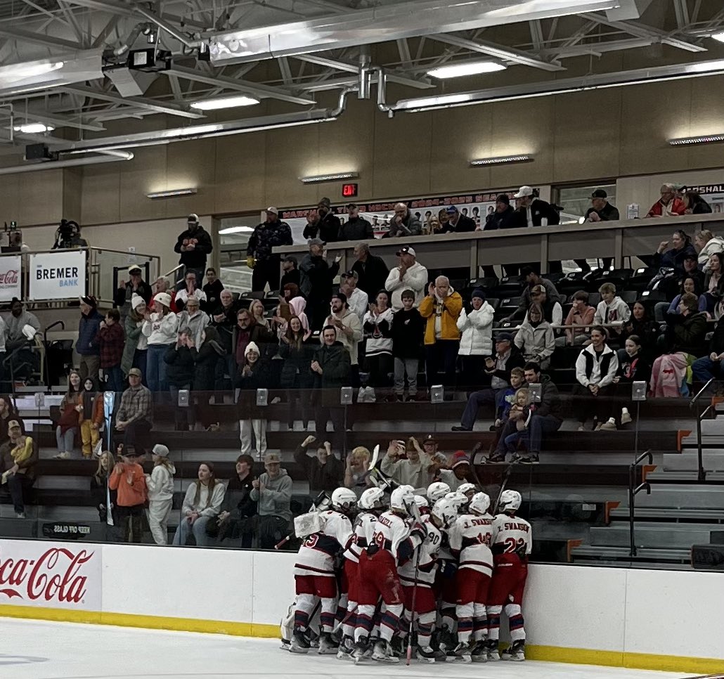 The boys captured third place against Edina this afternoon in the State tournament! We are so proud of you Wings! Thank you <a href="/mshlamhockey/">MAHA</a> and the City of Marshall, Mn for hosting such an amazing weekend for all the teams!