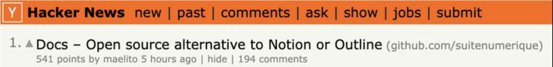 YousefED's tweet image. 🚀 #1 on Hacker News! 🚀 The open source and collaborative document editor we're building with the French and German governments just hit the top of HN. Proud to be part of this with BlockNote (blocknotejs.org)!