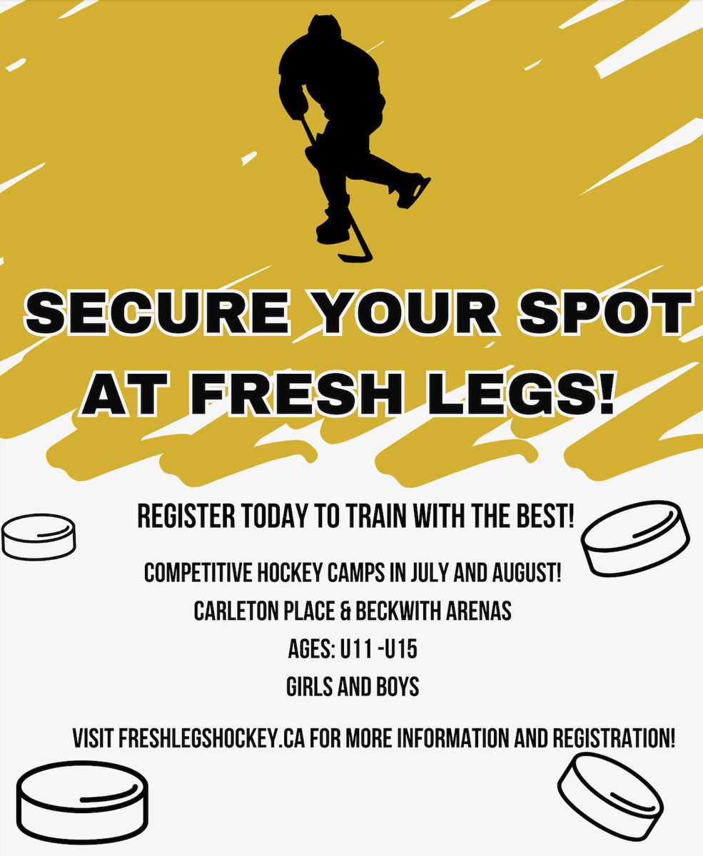 freshlegscamp's tweet photo. 🚨Limited spots available – Secure yours today!🚨

✅ Visit https://t.co/DyIaCS24dZ to sign up today! https://t.co/GpniaHD7wz