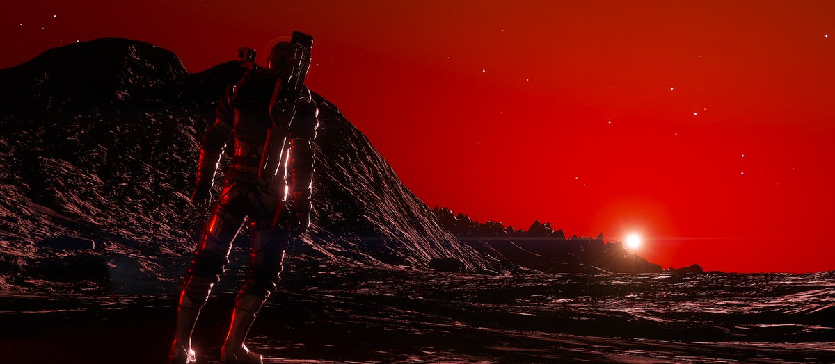 MissionFarsight's tweet photo. Captains Log MFS Day 2,996 - We detect strange readings on this distant moon and begin scouring for a landing site our for Away Teams to investigate further. We move to Yellow Alert as a precaution as we touch down.
#Elitedangerous @EliteDangerous @AnthorNet @DavidBraben @DeepSNetwork @CanonnResearch #Space @CatalogGalactic