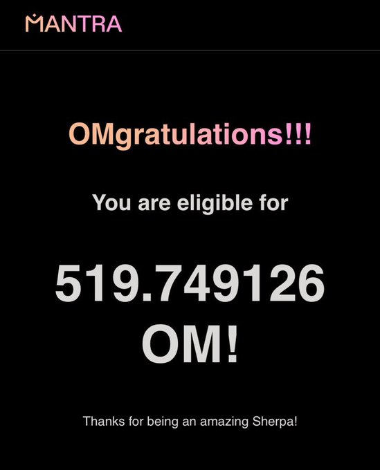 averylanaman's tweet photo. 🕉 It's Time for the $OM Airdrop! 🕉  
    #MANTRA [  
    @MANTRA_Chain  
    
Cliff Start Date: Claim your 10% allocation today!  
    
✅ https://t.co/QVTpFiIt8v

#Bitcoin #etherum $PEPE $BONK $BTC $MANTA $ETH https://t.co/AbPh6PxLQk