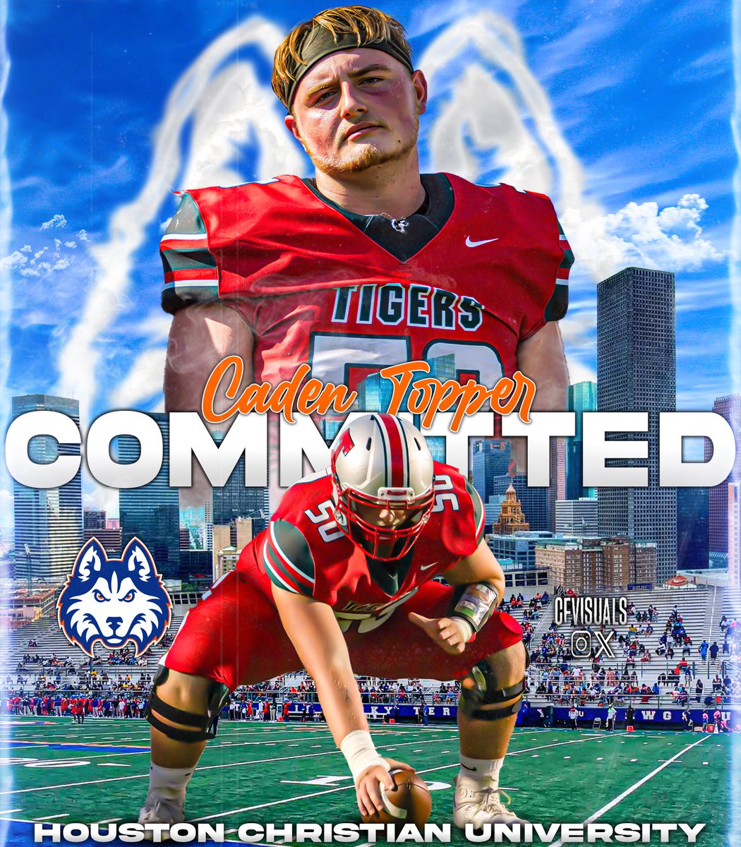 Caden Topper (@caden_topper) on Twitter photo I’m happy to announce that I am 100% committed to Houston Christian University(PWO)! All thanks to my family, friends, coaches, and most of all God. Philippians 4:13 <a href="/Ace03MikeG/">MikeGreenAce03</a> <a href="/the_IV_coming/">Dan Gay IV</a> <a href="/CoachFraney/">Nick Franey</a> I’m happy to announce that I am 100% committed to Houston Christian University(PWO)! All thanks to my family, friends, coaches, and most of all God. Philippians 4:13 <a href="/Ace03MikeG/">MikeGreenAce03</a> <a href="/the_IV_coming/">Dan Gay IV</a> <a href="/CoachFraney/">Nick Franey</a>