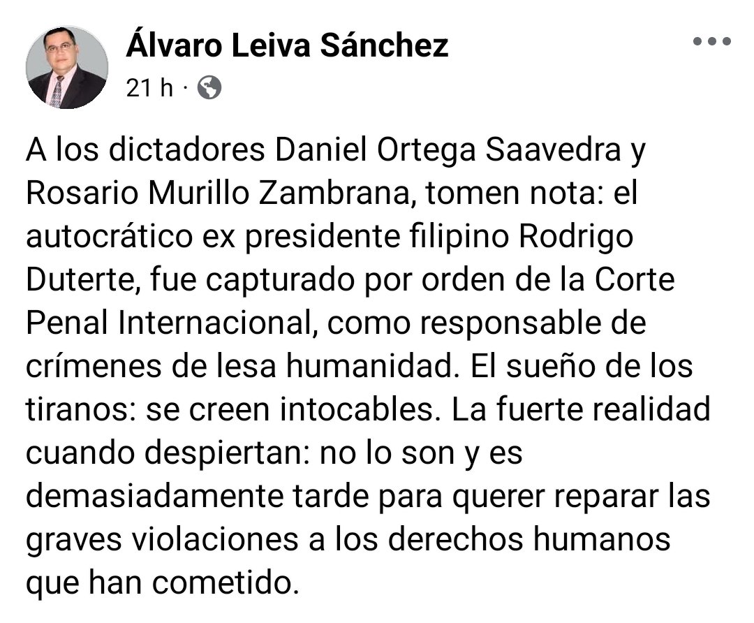 La justicia siempre llega.