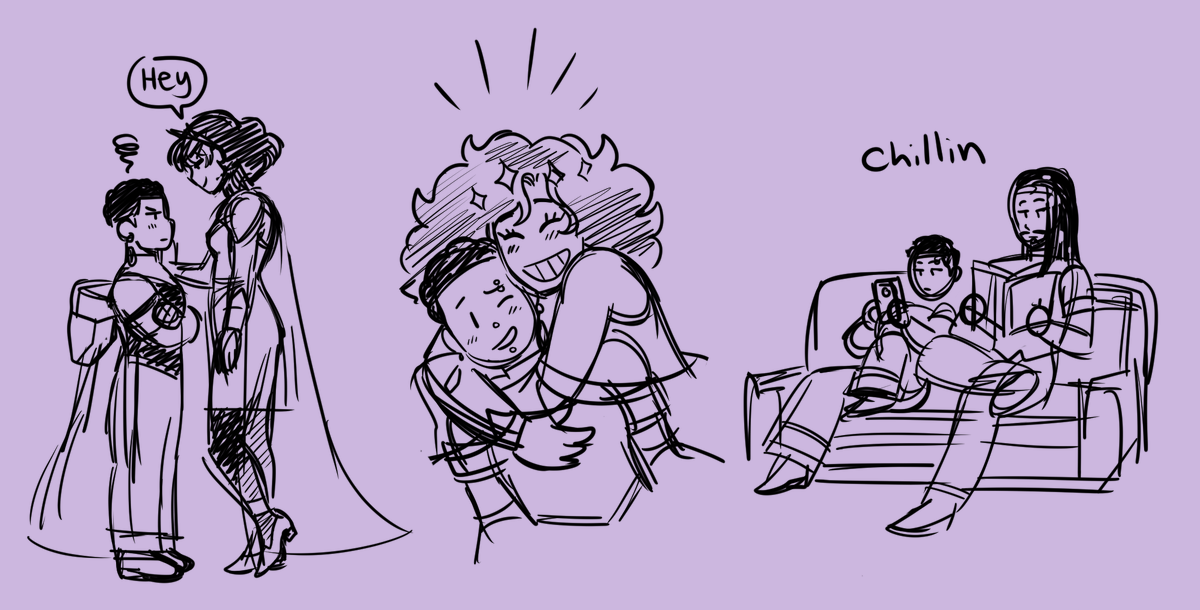 NYL doodles (Their design is growing on me)