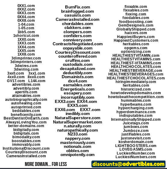 advertibles's tweet image. Our sale prices are UNbeatable!  #dotcom #premium #domains #sweeterdomains