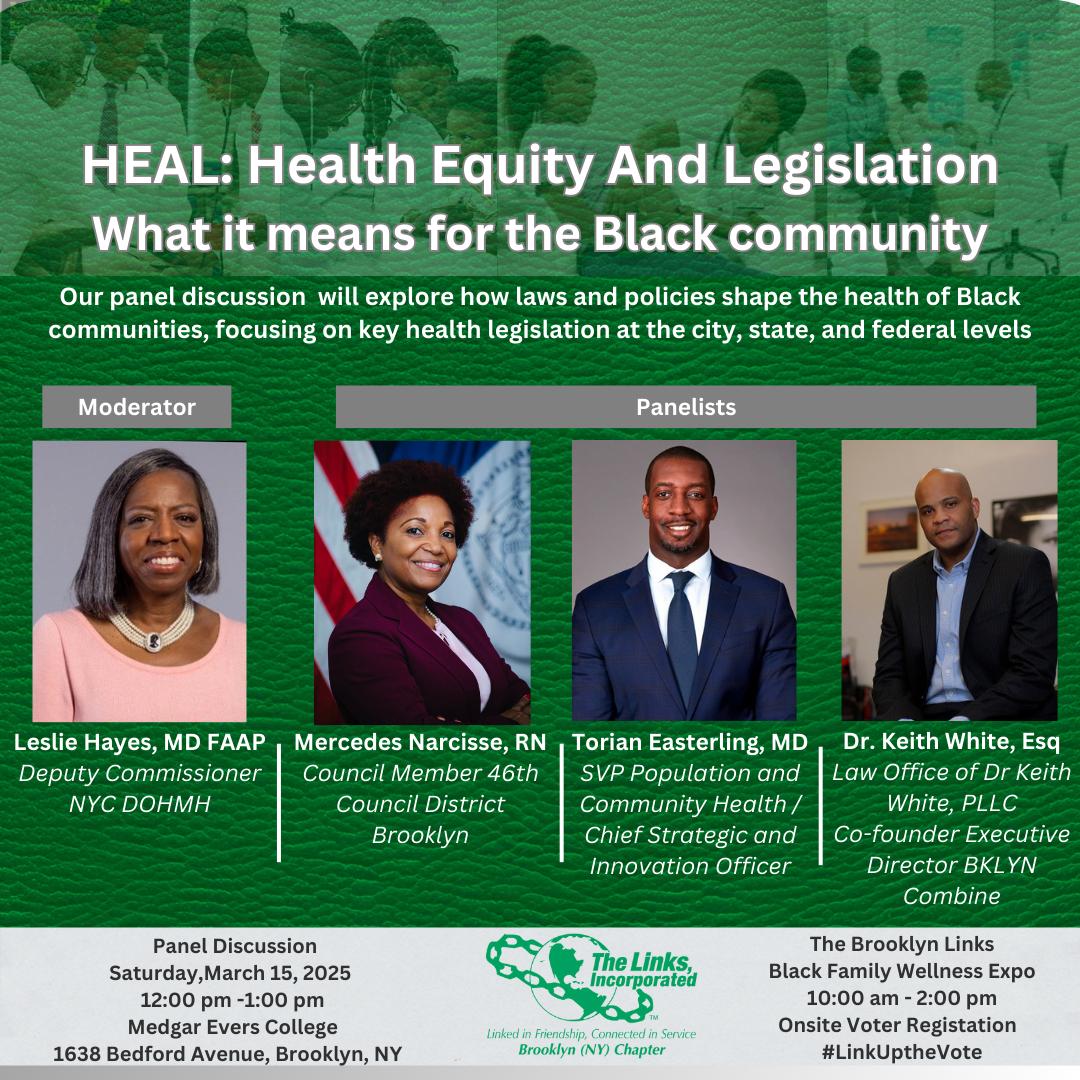 Dr.Torian Easterling (@drtorian) on Twitter photo Thanks to <a href="/LinksBrooklyn/">BrooklynLinks</a> for the awesome opportunity to join you at your annual Black Family Wellness Expo. Fully enjoyed the discussion with <a href="/CMMercedesCD46/">Mercedes Narcisse</a> and <a href="/drkeithwhite/">Dr. Keith White, Esq.</a> , moderated by @nychealthy's Dep Commish- Dr. Leslie Hayes. #healthequity Thanks to <a href="/LinksBrooklyn/">BrooklynLinks</a> for the awesome opportunity to join you at your annual Black Family Wellness Expo. Fully enjoyed the discussion with <a href="/CMMercedesCD46/">Mercedes Narcisse</a> and <a href="/drkeithwhite/">Dr. Keith White, Esq.</a> , moderated by @nychealthy's Dep Commish- Dr. Leslie Hayes. #healthequity