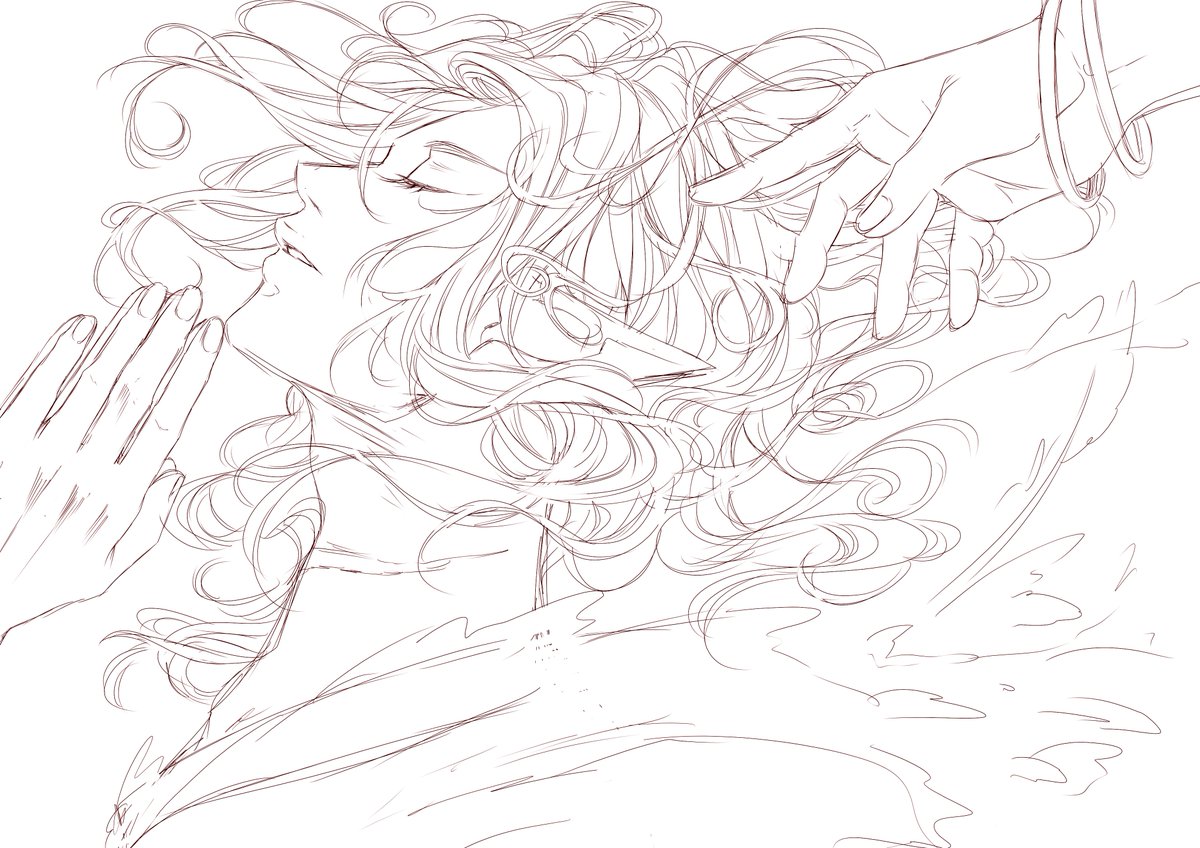 Anyone still out there °^°?! 
Concept of my OC

#elezen | #ffxiv | #ff14 | #art | #oc | #sketch