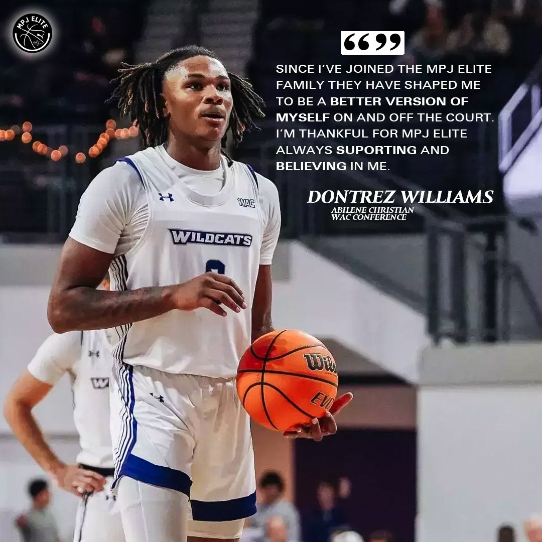 Alum, Dontrez Williams, closes out his freshman season on the WAC All-Freshman team. He was top five on the team in scoring and brought defensive energy creating 39 steals in his first season. #MPJelite | #Family