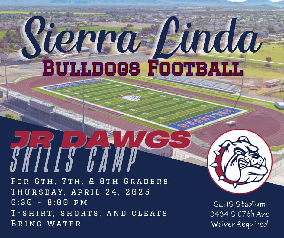 Come out and join us April 24th under the lights! 6th through 8th graders are welcome to come out! #GoDawgs