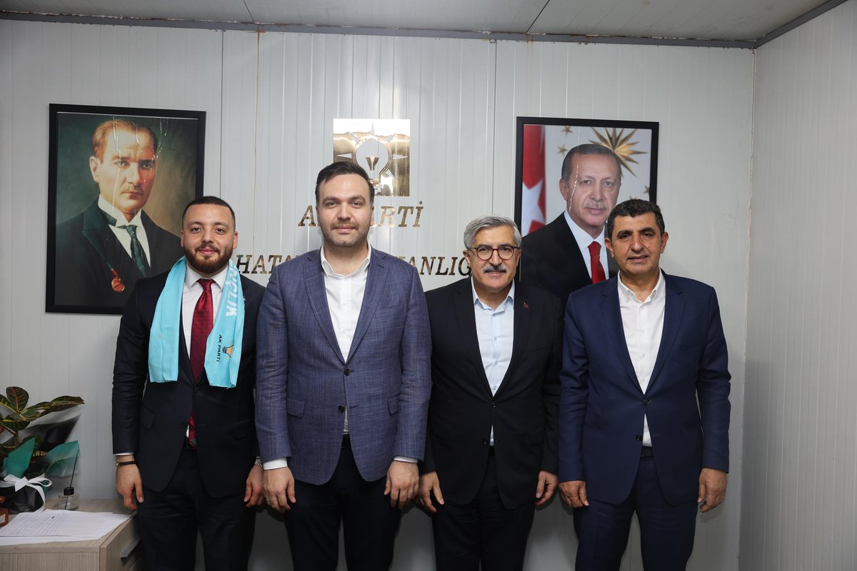 📍Hatay İl Başkanlığı'mızdayız🙋🏻‍♂️

Genel Başkan Yardımcımız Sayın <a href="/HuseyinYayman/">Hüseyin Yayman🇹🇷</a> ile birlikte İl Başkanımız Sayın <a href="/DMustafaErdogan/">Mustafa Erdoğan</a>'ı, teşkilatımızı ve gençlerimizi ziyaret ettik.