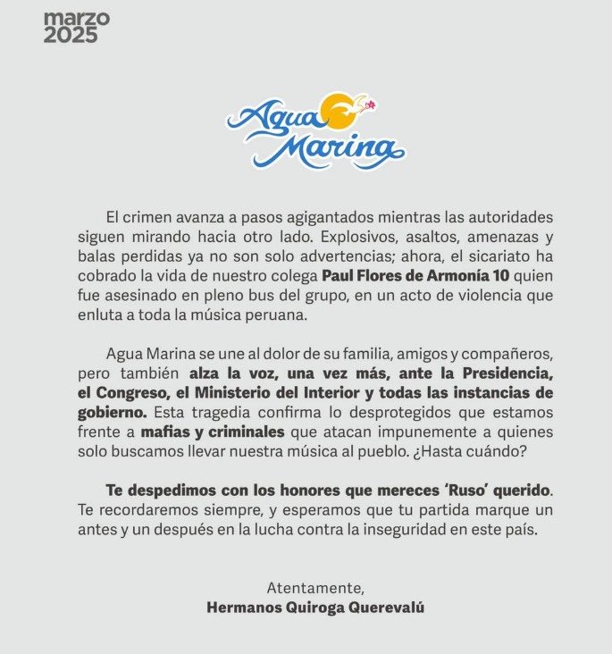 Mientras que las mafias, organizaciones criminales y delincuentes sigan estando en la Presidencia, Congreso, Ministerio del Interior. Todo seguirá igual.