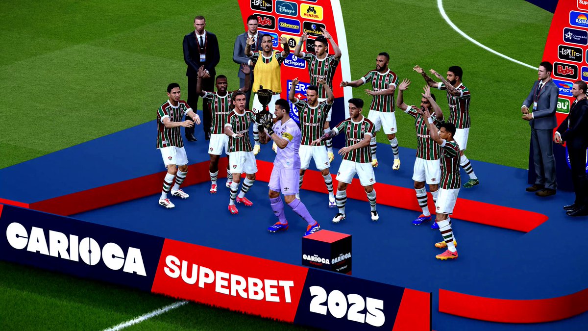 TudodePES's tweet photo. PES 2021 - FLUMINENSE CAMPEÃO CARIOCA DE 2025 NO PATCH GOGOSZ 7.8 - 4K
Vídeo Completo: https://t.co/n3m7gEZhpL
#fluminense #patchgogosz #gogoszpatch #PES2025 https://t.co/Q2xLdNG2H6