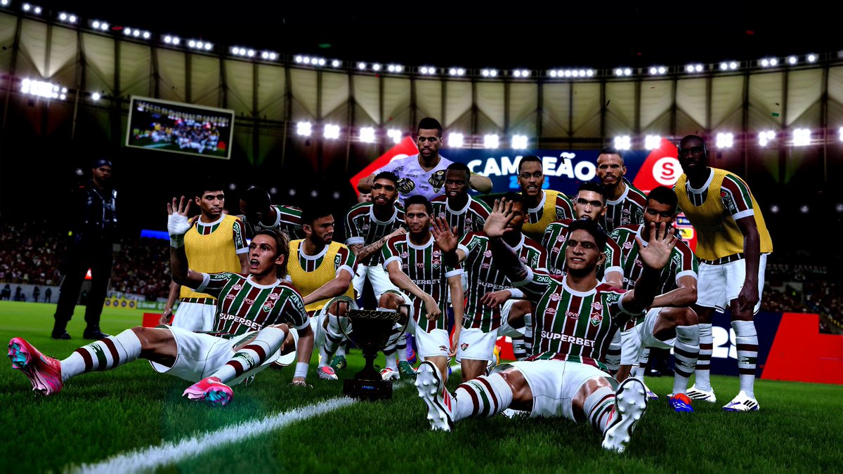 TudodePES's tweet photo. PES 2021 - FLUMINENSE CAMPEÃO CARIOCA DE 2025 NO PATCH GOGOSZ 7.8 - 4K
Vídeo Completo: https://t.co/n3m7gEZhpL
#fluminense #patchgogosz #gogoszpatch #PES2025 https://t.co/Q2xLdNG2H6