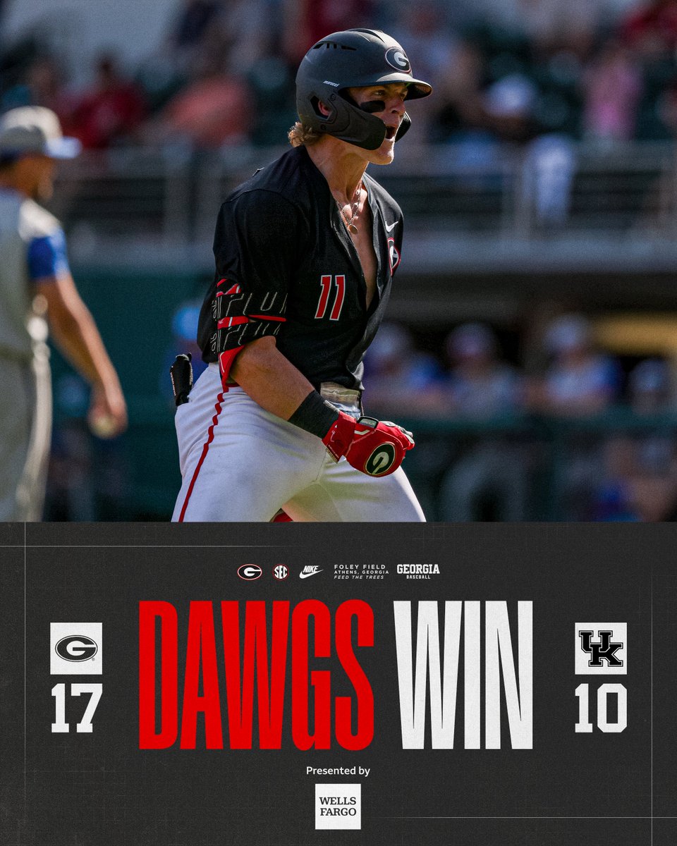 BaseballUGA's tweet photo. The series is 𝑶𝑼𝑹𝑺

Georgia wins the first SEC series of the year. The Dawgs will travel to Gainesville, Florida next weekend to take on the Florida Gators.

#GoDawgs | @WellsFargo https://t.co/jBftg45Nhm