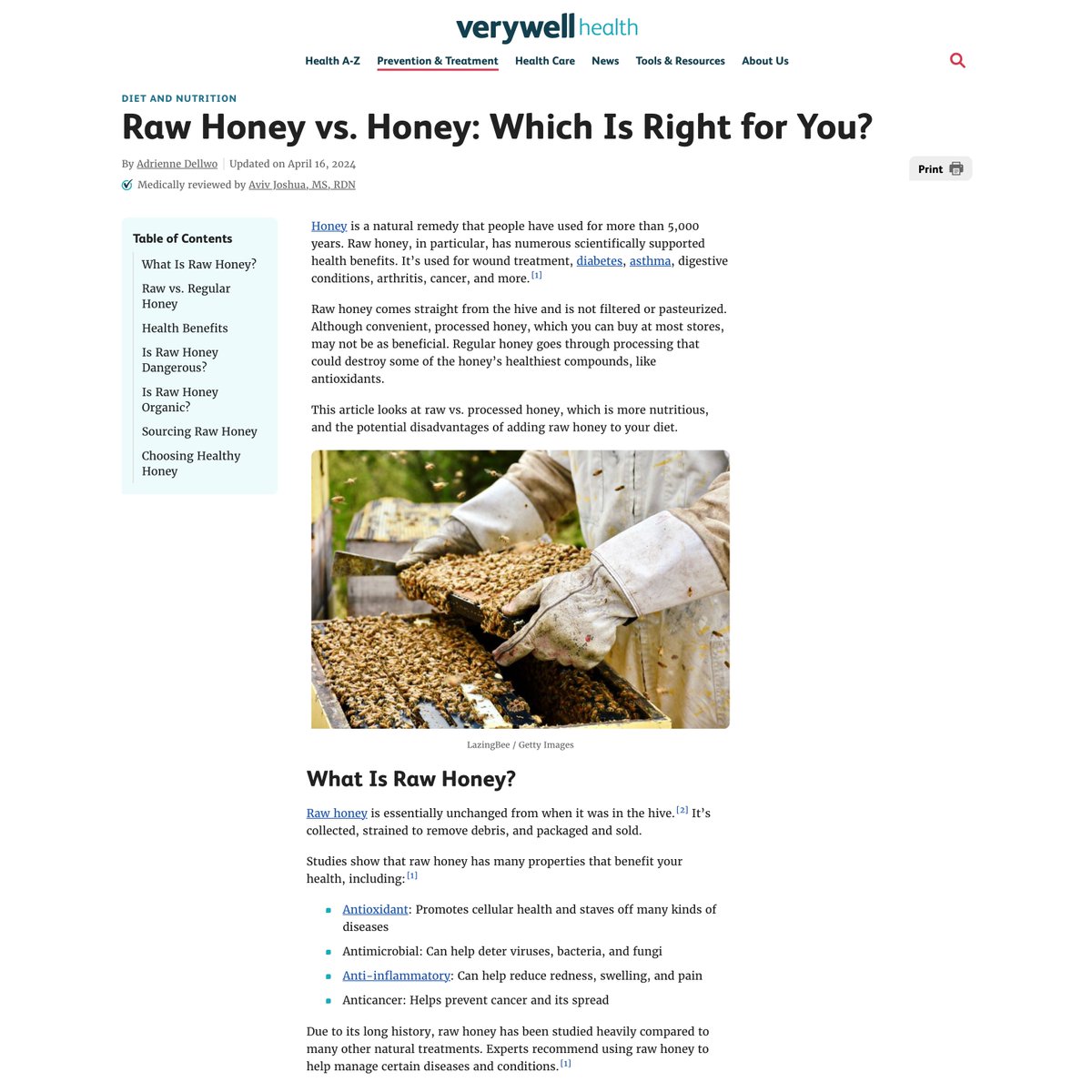LazingBee's tweet photo. #RawHoney vs. #Honey: Which Is Right for You?

Source: Very Well Health. 
Date: April 16, 2024. 
By: Adrienne Dellwo.
Medically reviewed by: Aviv Joshua, MS, RDN. 
Image: #LazingBee.

👉: https://t.co/m2zPkuADiW

Thanks #VeryWellHealth for this image use! https://t.co/UZPzOgvkb1