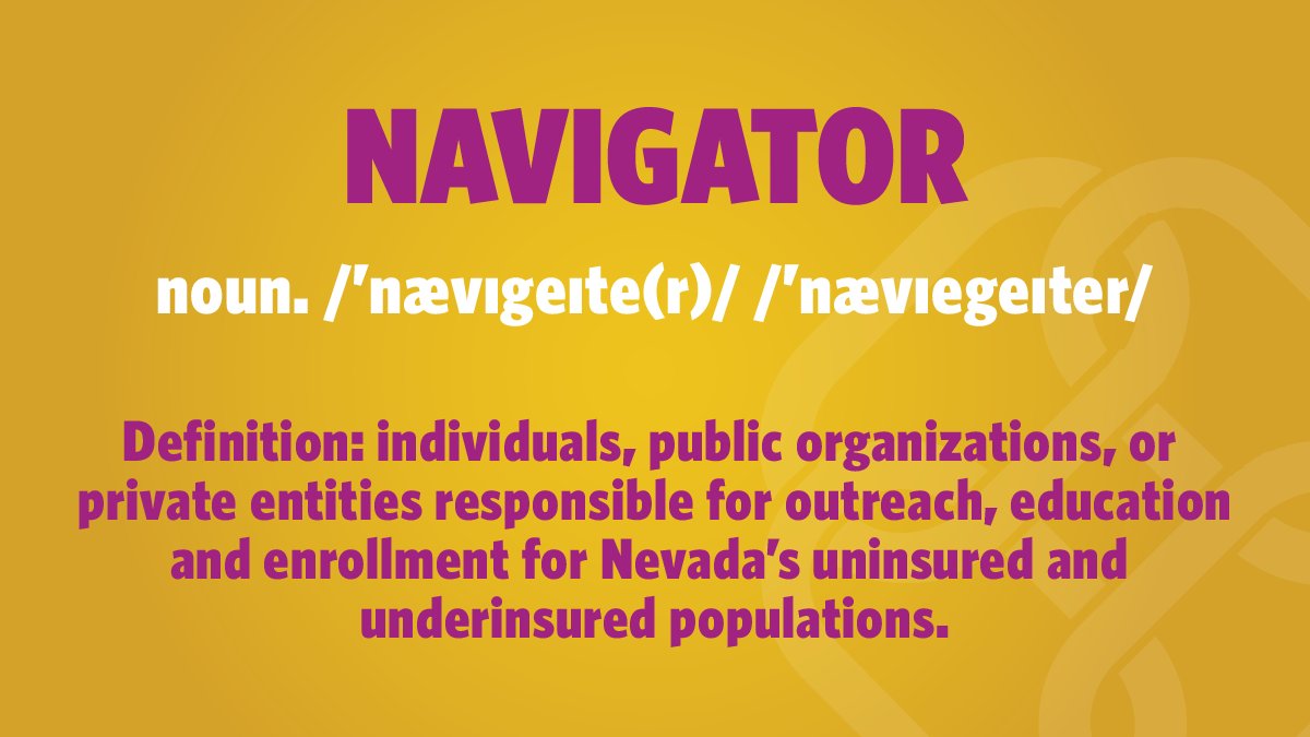 Now that you know the definition of what a Nevada Health Link Navigator is, here's how they can help you:

- Educate you on health insurance
- Help see if you're eligible for certain insurance plans
- How and why to enroll 
- Terms of your insurance

nevadahealthlink.com