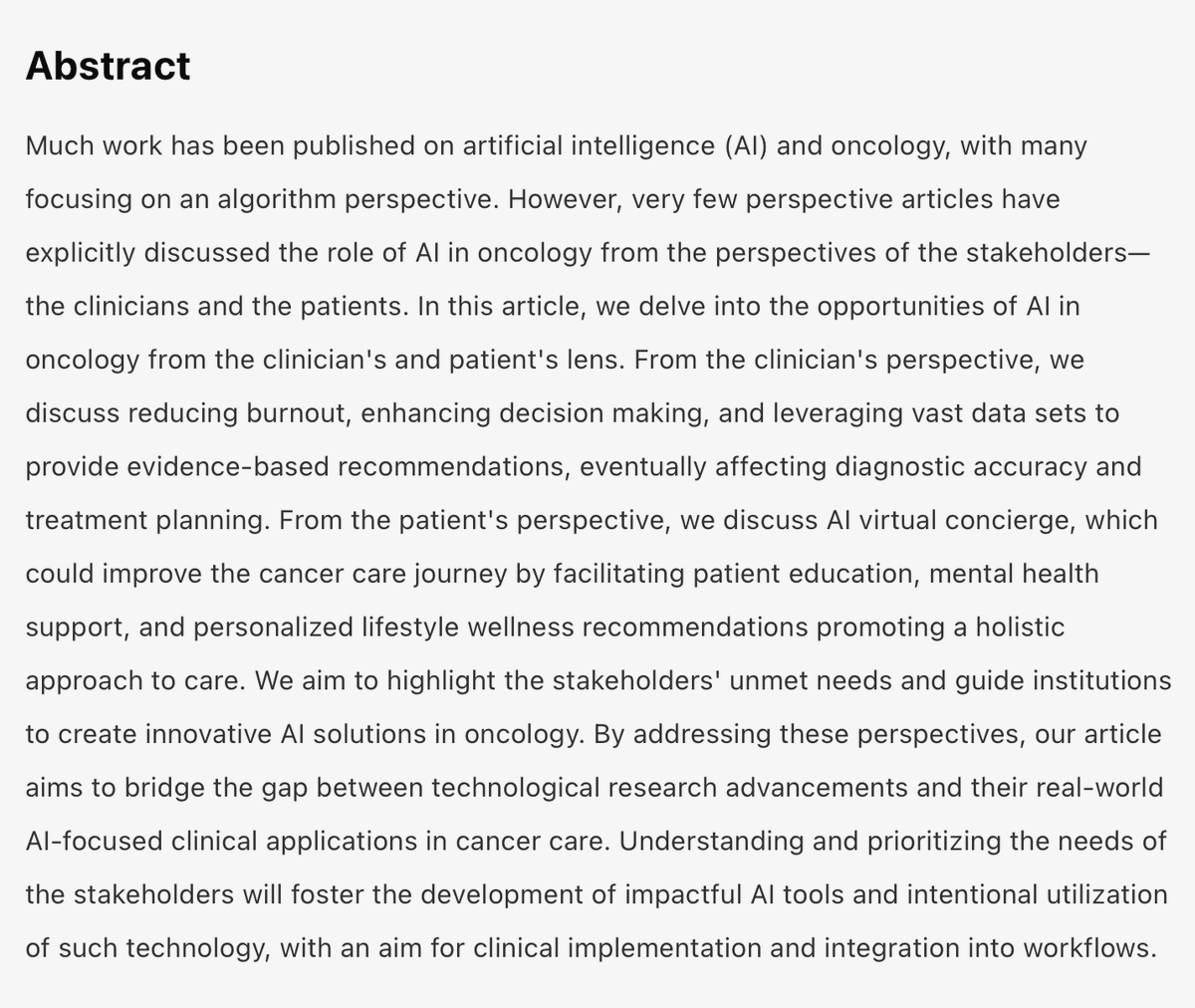 IntraMed Oncología (@intramedonco) on Twitter photo 🛑Excelente revisión para médicos sobre Inteligencia Artificial, ascopubs.org/doi/10.1200/OP… <a href="/fedelosco/">FLoscoMD</a> <a href="/aaoncoclinica/">Asociación Argentina de Oncología Clínica (AAOC)</a> <a href="/PGrivasMDPhD/">Petros Grivas</a> 🛑Excelente revisión para médicos sobre Inteligencia Artificial, ascopubs.org/doi/10.1200/OP… <a href="/fedelosco/">FLoscoMD</a> <a href="/aaoncoclinica/">Asociación Argentina de Oncología Clínica (AAOC)</a> <a href="/PGrivasMDPhD/">Petros Grivas</a>