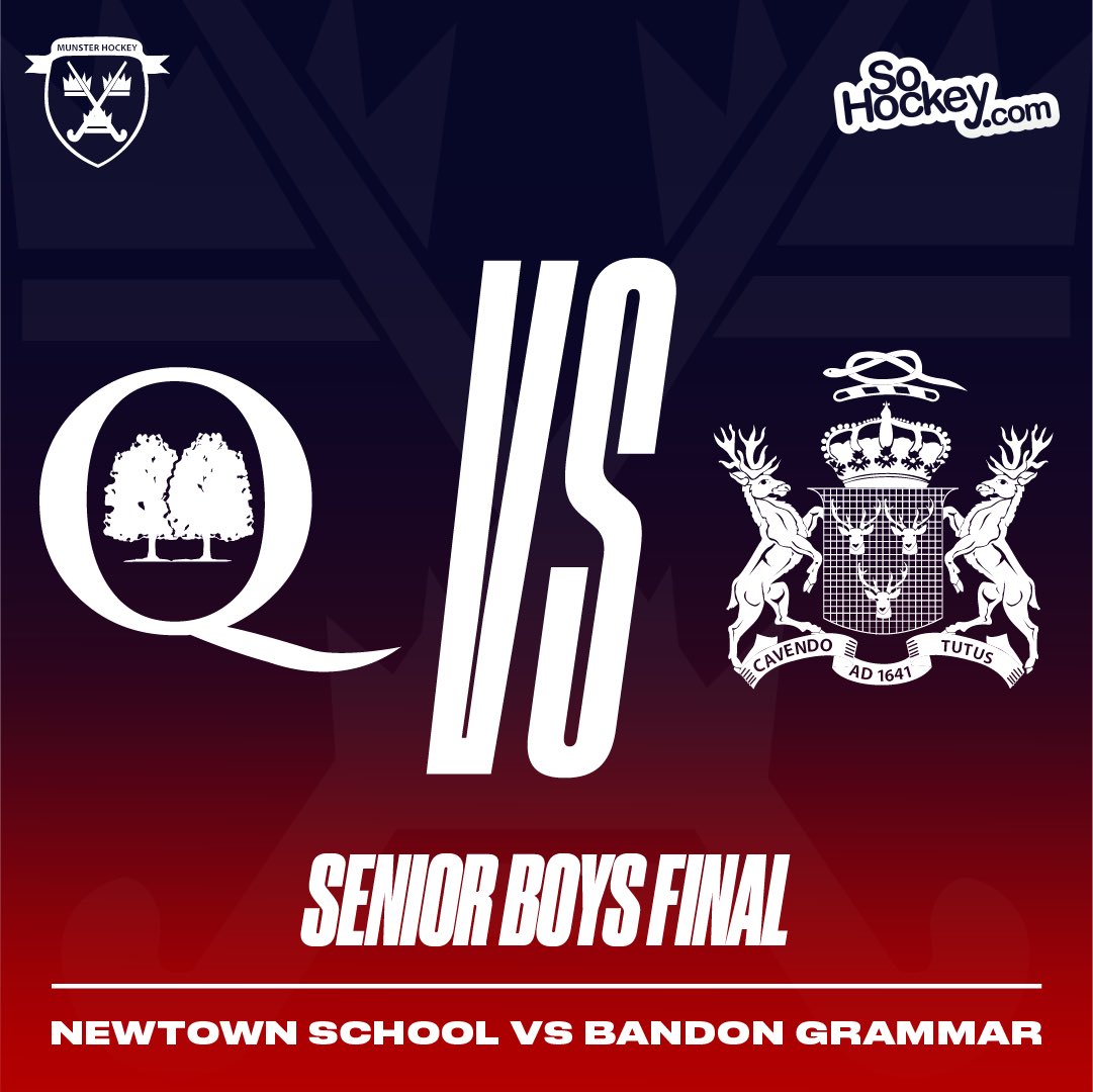 A Repeat of Last Years Final 🎥💥

Newtown School Vs Bandon Grammar 👀🏆

📍Garryduff Sports Centre 
- 19/03/25
- 14:30pm

#sohockeymunstercup #sohockey #munsterhockey #hockeyireland #seniorcup #munsterseniorcup
