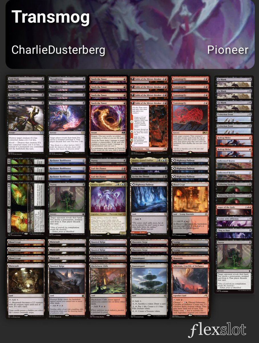 Punted terribly in my round 5 feature but still made top 8 of #NRGMAD at 6/1, likely the top seed going into top 8! No clue why people stopped playing this deck