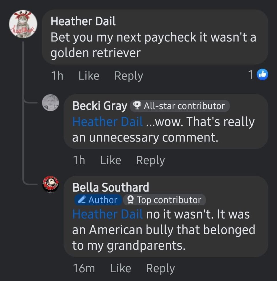 ๐ฎ๐๐๐๐๐๐ ๐โข (@northernduke6) on Twitter photo <a href="/by_pets/">Bully Watch USA</a> The victims mum confirms the breed was an 11 year old American Bully, that fatally attacked her 6 month old Ember.
Yet another innocent soul pays the ultimate price, for the dangerous propaganda churned out by the US pro Pit Bull lobby. <a href="/by_pets/">Bully Watch USA</a> The victims mum confirms the breed was an 11 year old American Bully, that fatally attacked her 6 month old Ember.
Yet another innocent soul pays the ultimate price, for the dangerous propaganda churned out by the US pro Pit Bull lobby.
