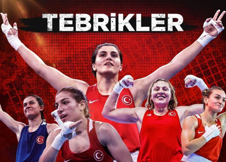 buyukmubadele's tweet photo. #Sırbistan ’da düzenlenen #Dünya #Kadınlar #boks Şampiyonası’nda #birinci olan Busenaz Sürmeneli’yi ve Dünya ikincisi Buse Naz Çakıroğlu’nu tebrik ederiz.
Sizinle gurur duyuyoruz ..
#Türkiye #şampiyon #gurur #sevinç #Mübadele #rumeli #Balkan https://t.co/xwwaYWs91w